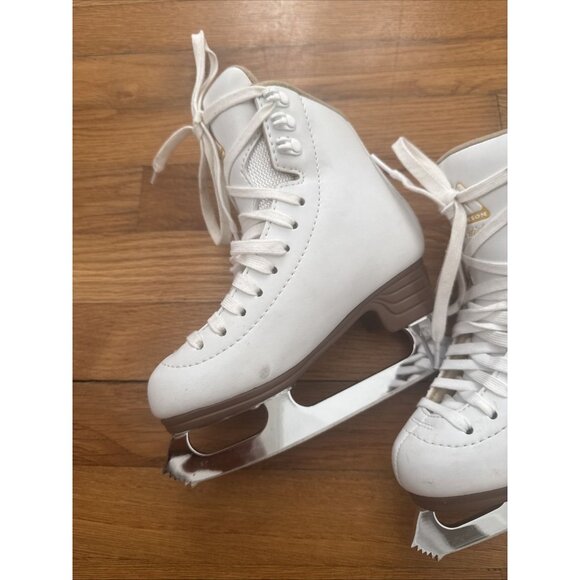 Jackson Artiste Ultima Figure Skates Child White Mark IV Blades JS1791 Size 12C - Picture 5 of 9